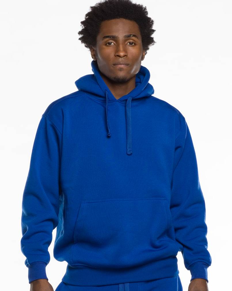 Classic Men's Fleece Pullover Hoodie - Royal Blue® Apparel Royal Blue / Small