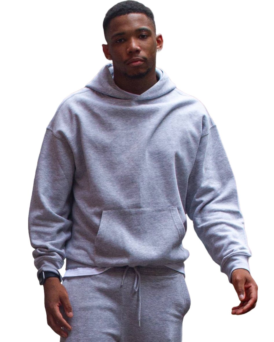 Drop Shoulder Hoodie – Relaxed Fit, Soft Fleece Feel - Royal Blue® Apparel