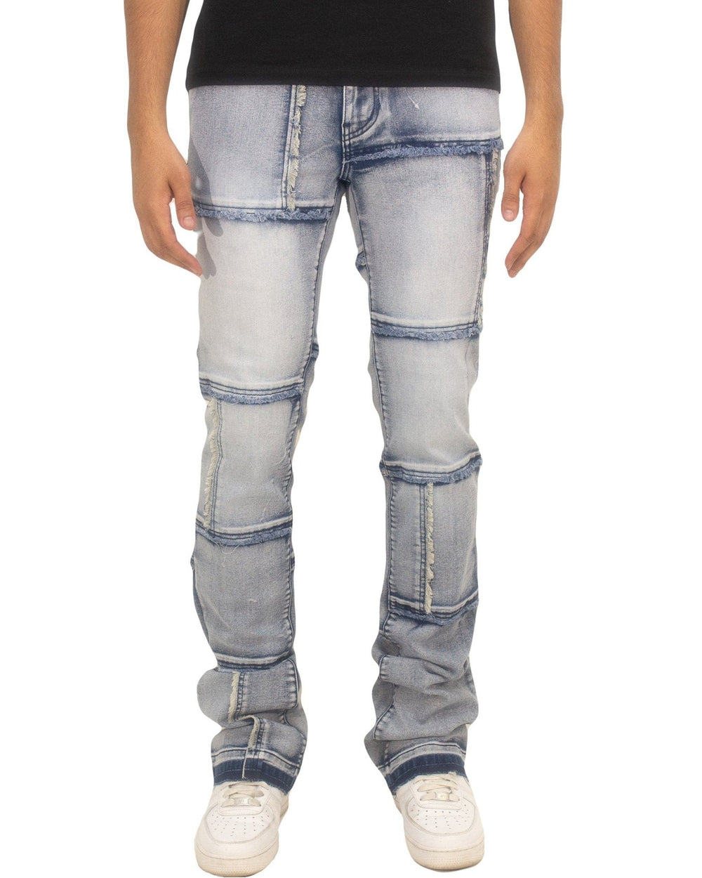 Fashion Stacked Jeans - Royal Blue® Apparel