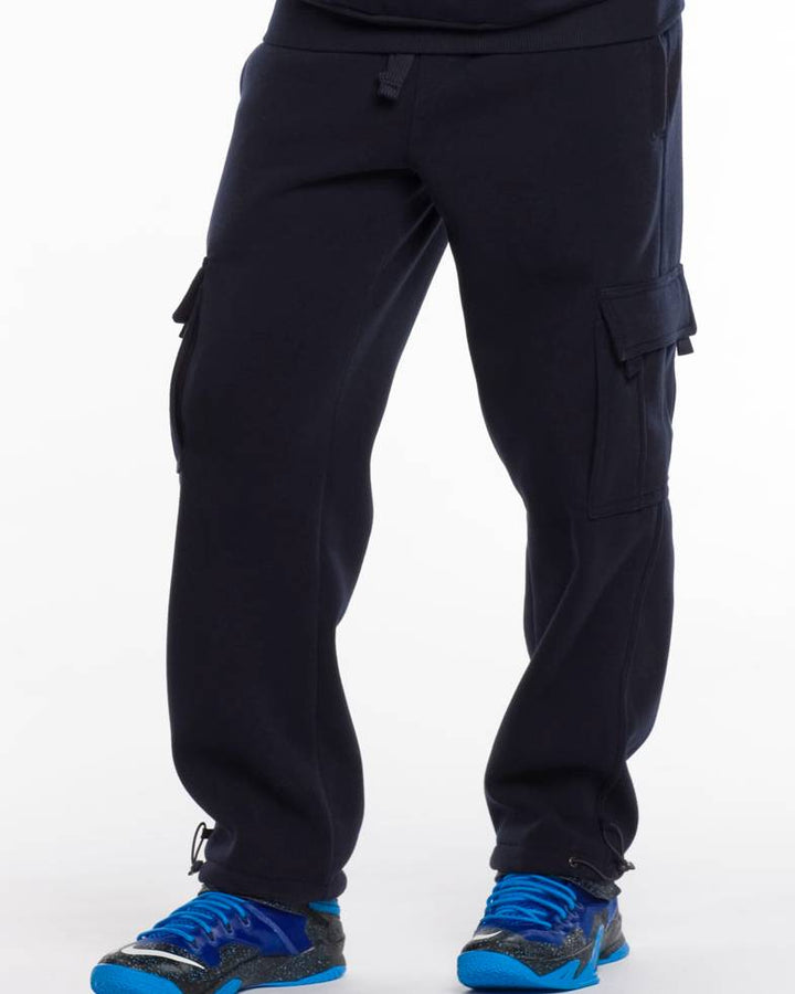 Heavy Fleece Cargo Sweatpants - Royal Blue® Apparel