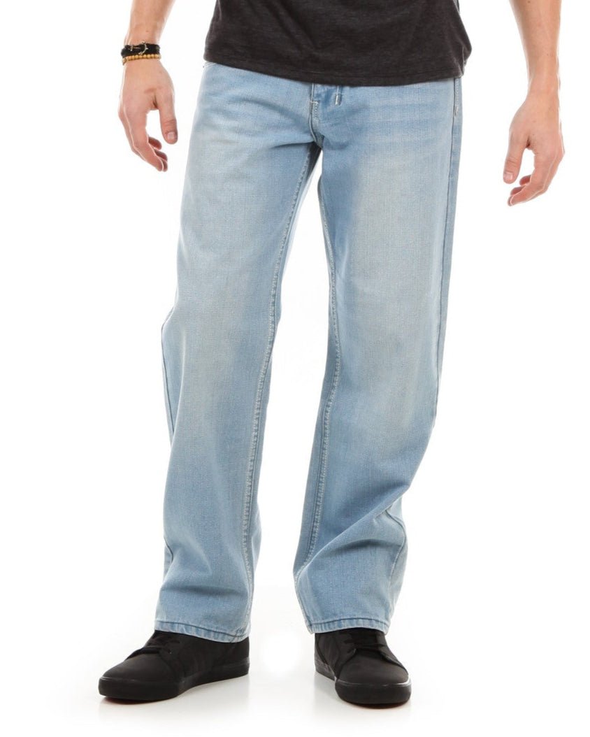 Men's Relaxed Fit Jeans in Light Blue – Classic Straight-Leg Denim with Comfortable Loose Fit | Royal Blue® Apparel
