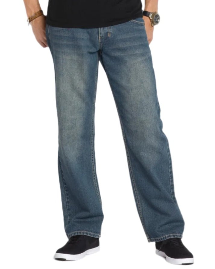 Men's Relaxed Fit Jeans in Vintage – Classic Straight-Leg Denim with Comfortable Loose Fit | Royal Blue® Apparel