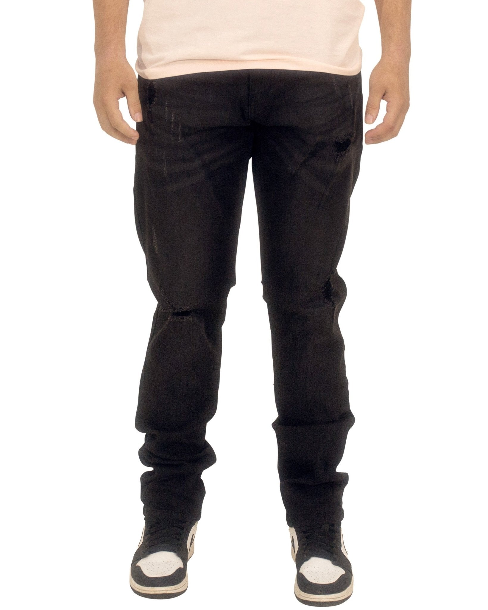 Stretch Athletic Rip Denim - Royal Blue® Apparel