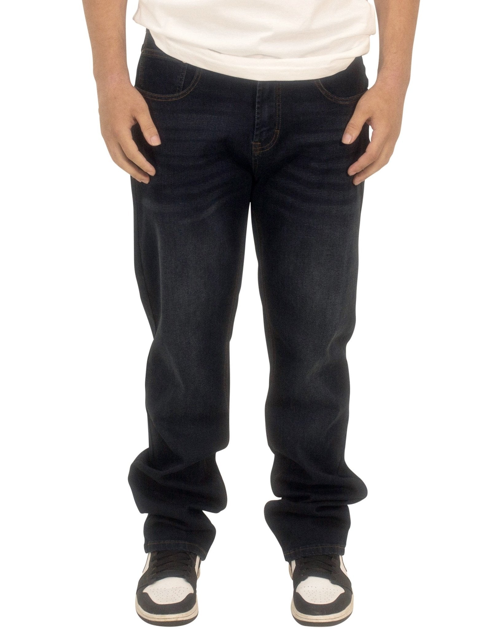 Stretch Relaxed - Straight Denim (Dark) - Royal Blue® Apparel