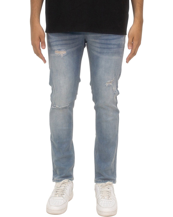 Super Skinny Rip Denim - Royal Blue® Apparel