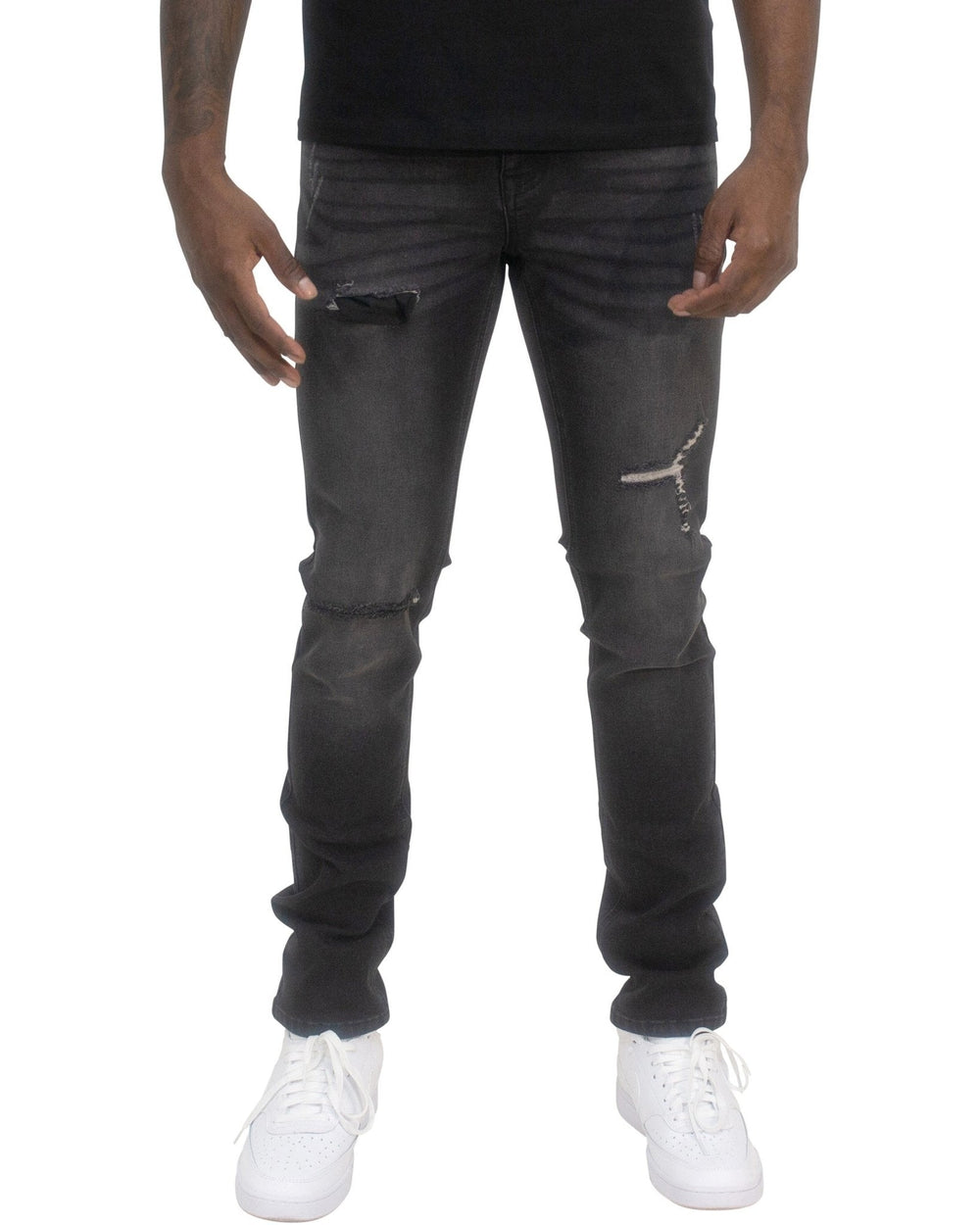 Super Skinny Rip Denim - Royal Blue® Apparel