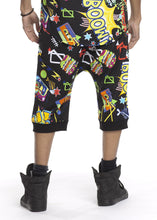 Load image into Gallery viewer, Comic Collage Jogger Shorts
