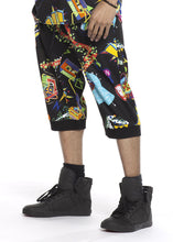 Load image into Gallery viewer, Comic Collage Jogger Shorts
