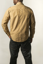Load image into Gallery viewer, Military Shirt - Khaki Back
