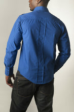 Load image into Gallery viewer, Military Shirt - Royal Back
