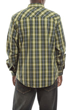 Load image into Gallery viewer, Big and Tall Long Sleeve Button Shirt - Evergreen Back

