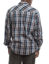 Load image into Gallery viewer, Button Long Sleeve Shirt - Forest Gray Back
