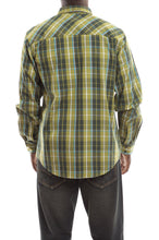 Load image into Gallery viewer, Button Long Sleeve Shirt - Military Olive Back

