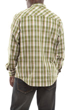 Load image into Gallery viewer, Big and Tall Long Sleeve Button Shirt - Forest Back
