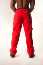 Load image into Gallery viewer, Big and Tall Cargo Pants - Red Back
