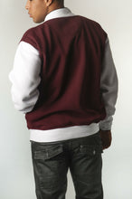 Load image into Gallery viewer, Bomber Jacket - Burgundy Back
