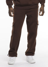 Load image into Gallery viewer, 4161P Brown, Men&#39;s Classic Fleece Cargo Pants
