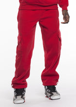Load image into Gallery viewer, 4161P Red, Men&#39;s Classic Fleece Cargo Pants
