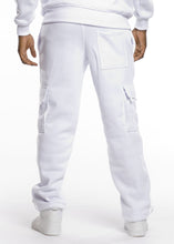 Load image into Gallery viewer, 4161P White, Men&#39;s Classic Fleece Cargo Pants

