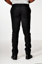Load image into Gallery viewer, Skinny Chino Pants - Black Back
