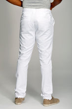 Load image into Gallery viewer, Skinny Chino Pants - White Back
