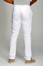 Load image into Gallery viewer, Skinny Chino Pants - White Back
