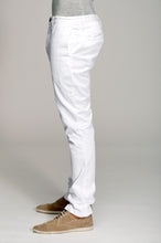 Load image into Gallery viewer, Skinny Chino Pants - White Side
