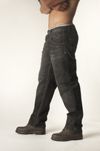 Load image into Gallery viewer, Relaxed Fit Jeans - Black Side
