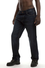 Load image into Gallery viewer, Relaxed Fit Jeans - Dark Blue Side
