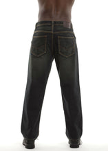 Load image into Gallery viewer, Relaxed Fit Jeans - Brown Back

