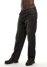 Load image into Gallery viewer, Relaxed Fit Jeans - Brown Side
