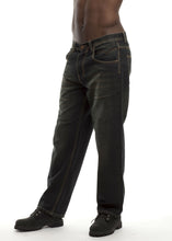 Load image into Gallery viewer, Relaxed Fit Jeans - Brown Side
