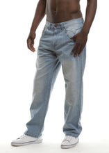 Load image into Gallery viewer, Relaxed Fit Jeans - Light Blue Side
