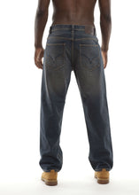 Load image into Gallery viewer, Relaxed Fit Jeans - Rust Back
