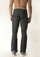 Load image into Gallery viewer, Straight Fit Jeans - Raw Indigo Back
