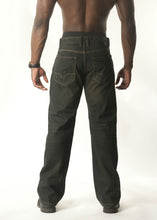 Load image into Gallery viewer, Straight Fit Jeans - Triple Black Back
