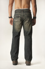 Load image into Gallery viewer, Straight Fit Jeans - Dark Lava Back
