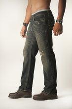 Load image into Gallery viewer, Straight Fit Jeans - Dark Lava Side
