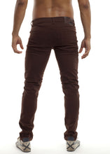 Load image into Gallery viewer, Skinny Jeans - Brown Back
