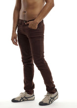 Load image into Gallery viewer, Skinny Jeans - Brown Side
