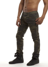 Load image into Gallery viewer, Skinny Jeans - Olive Camo Side
