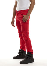 Load image into Gallery viewer, Skinny Jeans - Red Side
