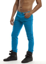 Load image into Gallery viewer, Skinny Jeans - Turquoise Side
