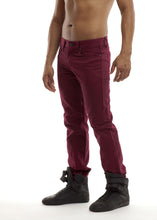 Load image into Gallery viewer, Skinny Pants - Burgundy Side
