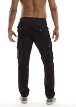 Load image into Gallery viewer, Skinny Cargo Pants - Black Back

