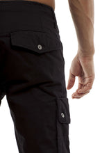 Load image into Gallery viewer, Skinny Cargo Pants - Black Back Pocket
