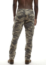 Load image into Gallery viewer, Skinny Cargo Pants - Sand Camo Back

