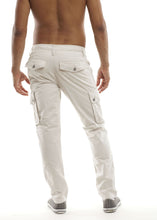 Load image into Gallery viewer, Skinny Cargo Pants - Stone Back
