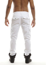 Load image into Gallery viewer, Skinny Cargo Pants - White Back
