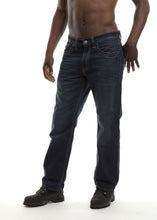 Load image into Gallery viewer, Straight Fit Jeans - Manhattan Wash Side
